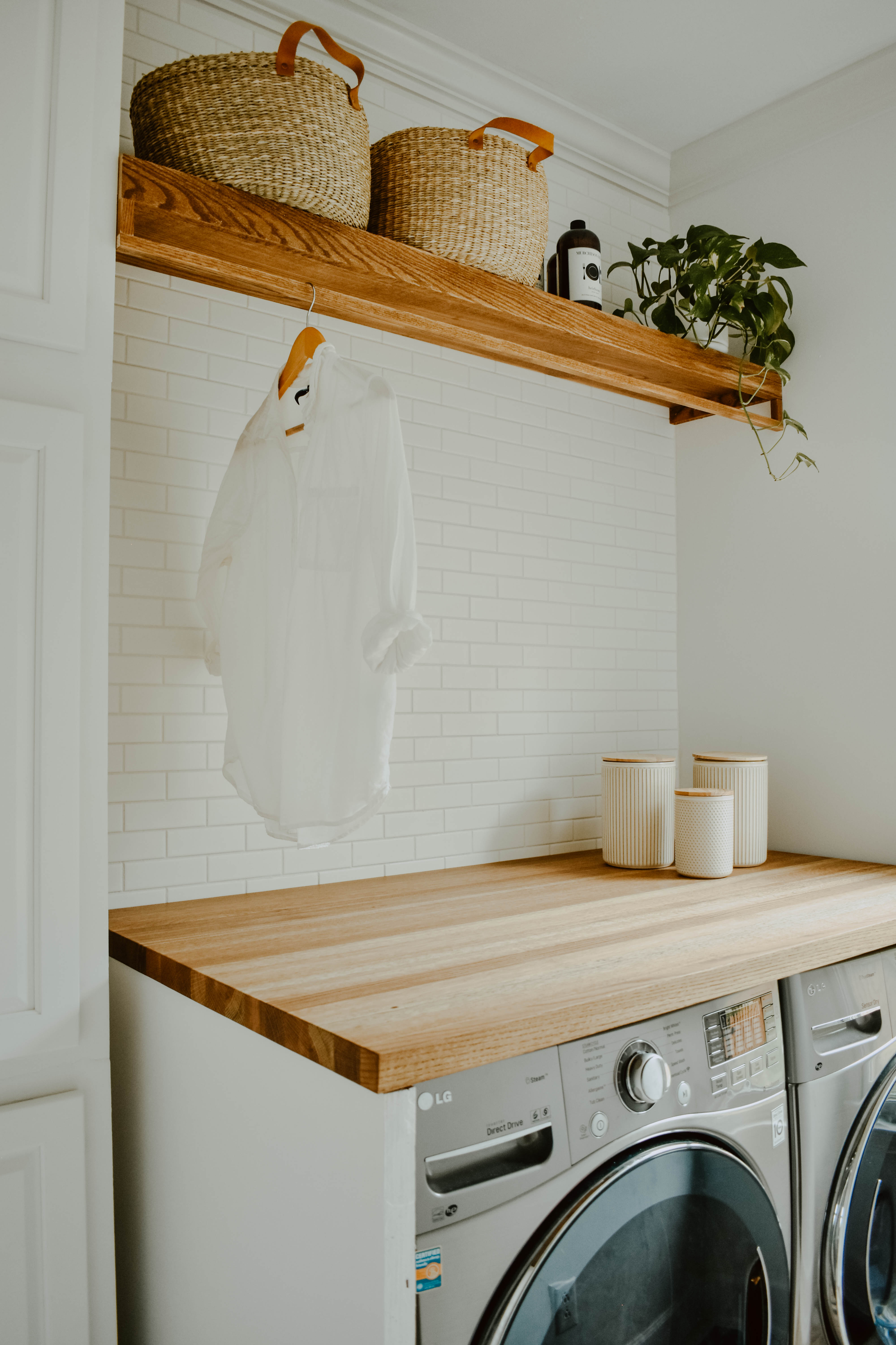 How To Build Laundry Room Shelves DIY Tutorial